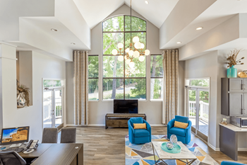 Clubhouse at Bridges at Mallard Creek Apartment Homes, Charlotte, North Carolina